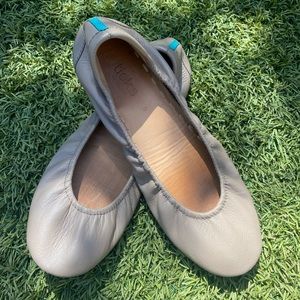 Tieks Taupe Classic Ballerina Flats